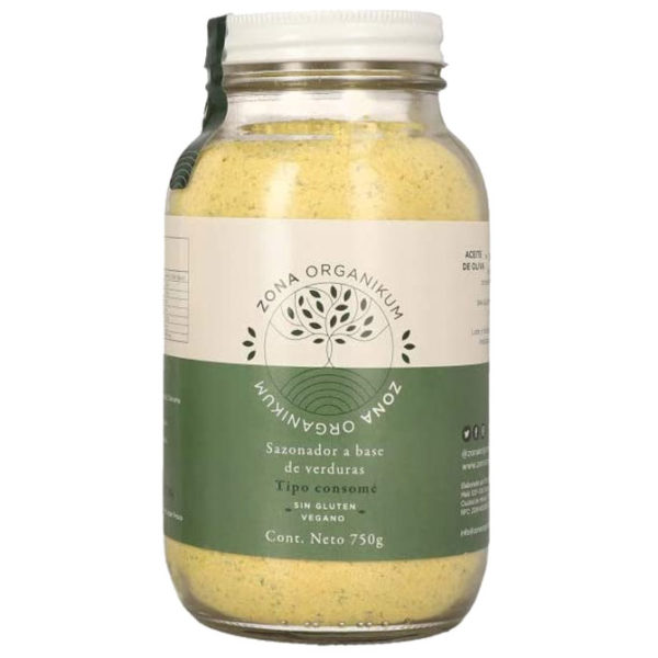 Sazonador a base de verduras tipo consomé frasco